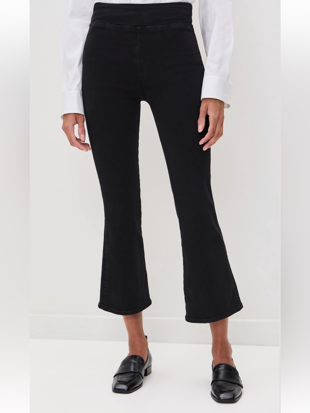 Frame Denim Jetset Crop Mini Boot Pull-On Jeans